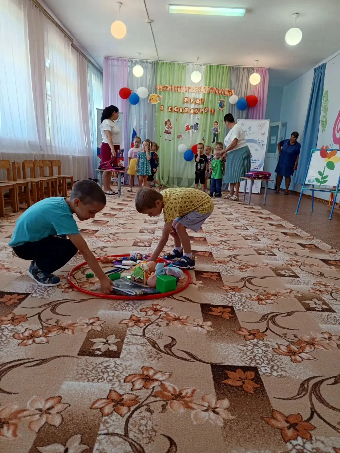 Утренник, посвящённый Дню знаний, прошел в нашем детском саду. Целью мероприятия было с...