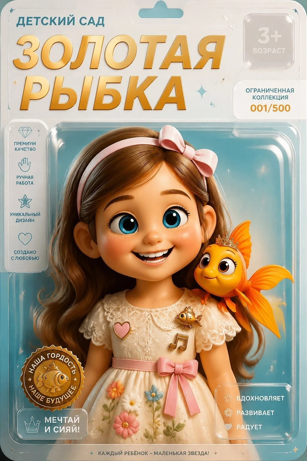 Детский сад «Золотая рыбка» открывает свои двери для вас!
https://vk.ru/wall-215769867_72109