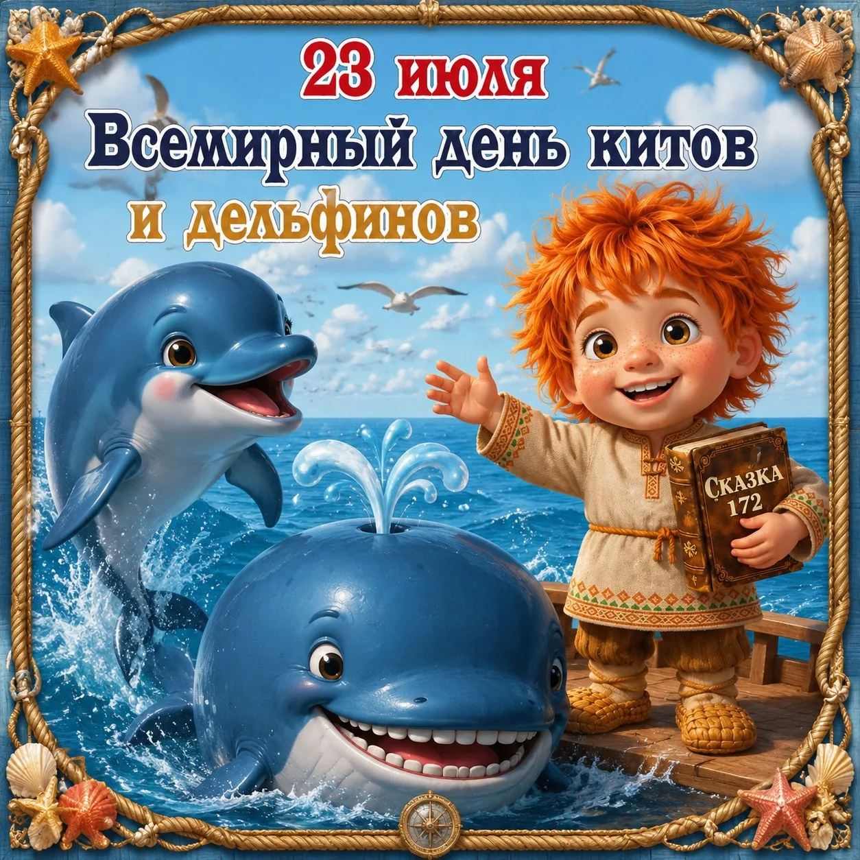 🐳 Всемирный день китов и дельфинов с «Белоснежкой»! 🐬
