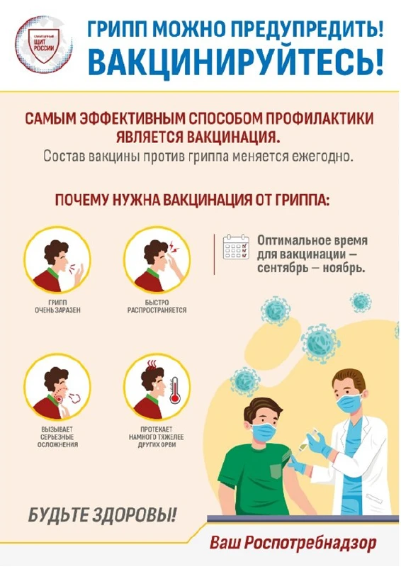 ❓ Почему нужно прививаться от гриппа каждый год?