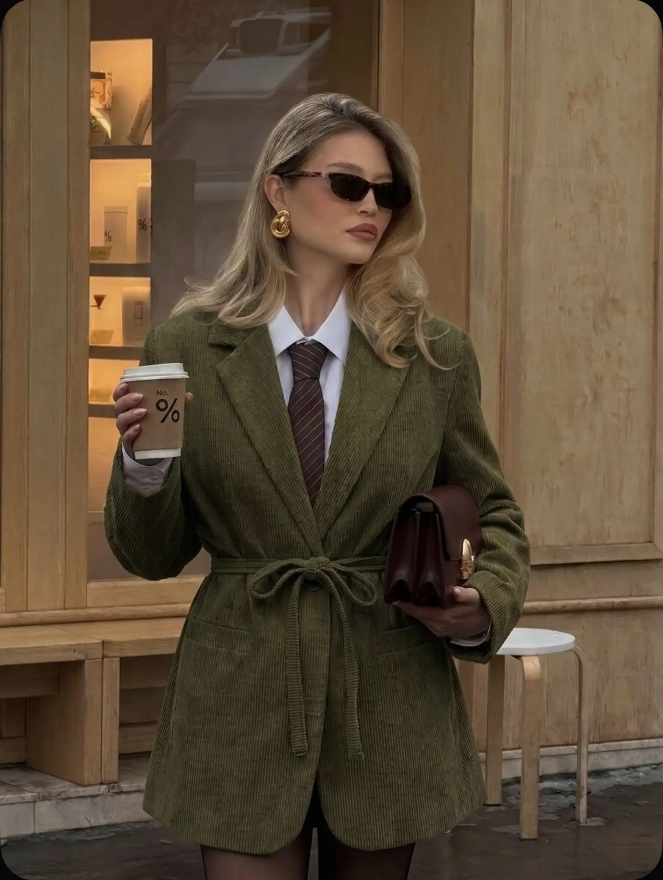 Вельветовый жакет - тот самый акцентный вариант на осень 🤎🍷