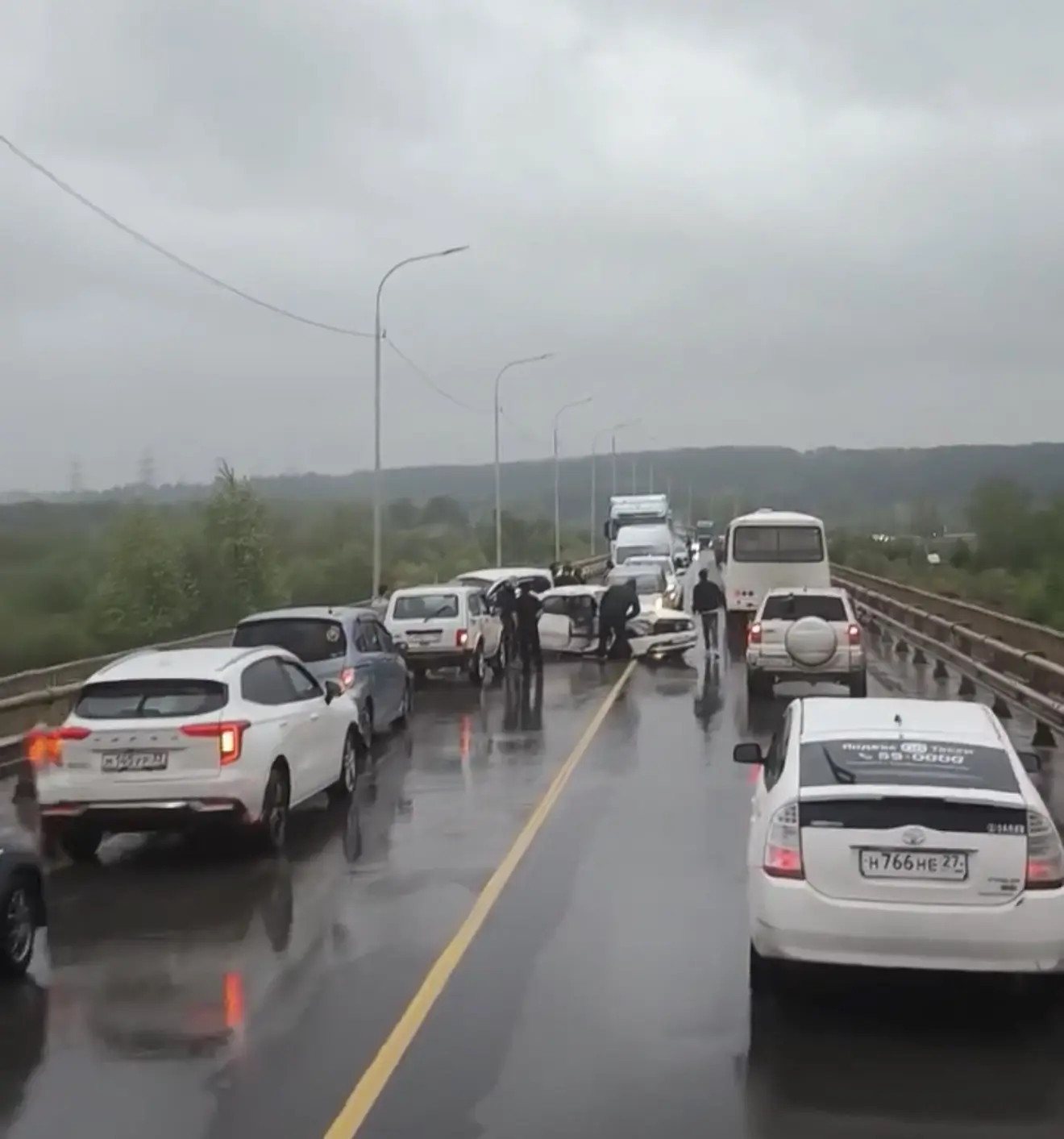 ⚠️ Жёсткое ДТП произошло на трассе под Свободным  Серьёзная авария произошла сегодня вечером в район
