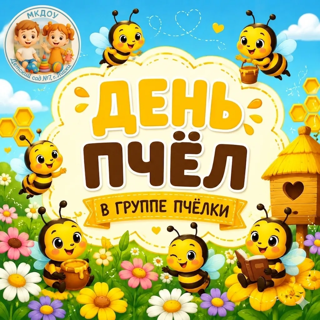 🐝 День пчёл в подготовительной группе «Пчёлка»! 🍯