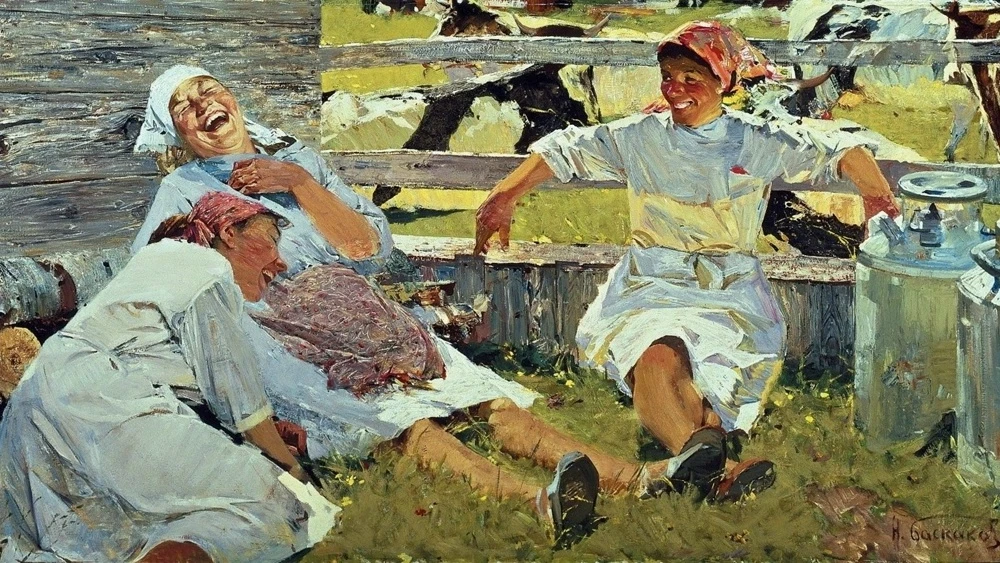 Художник Николай Баскаков «Доярки», 1962 г.

Доброе утро! Отличного настроения!