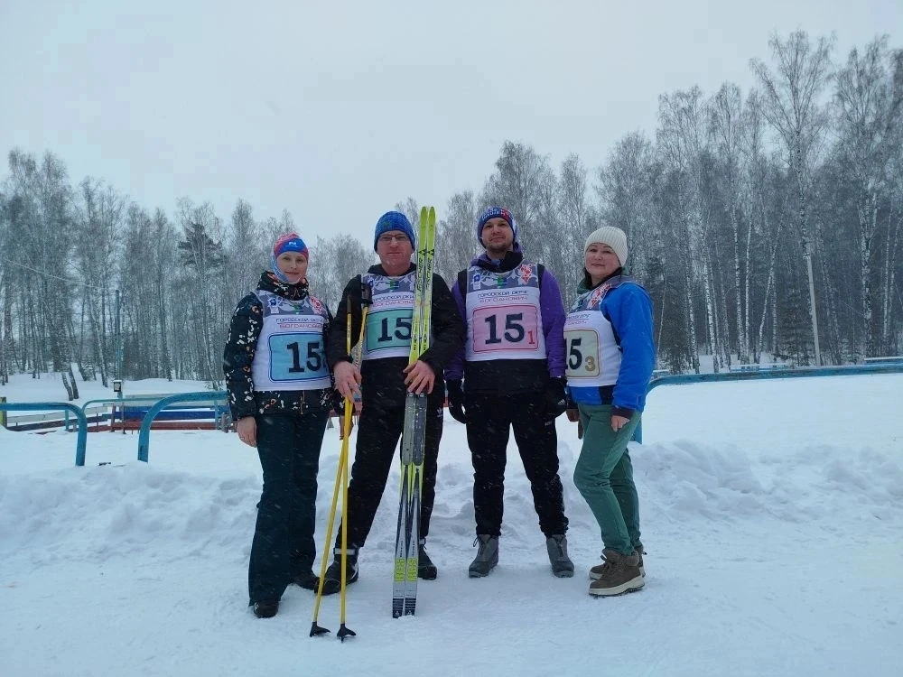 Лыжная эстафета⛷⛷⛷
