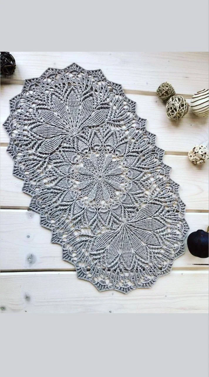 Салфетка крючком 😍😍😍