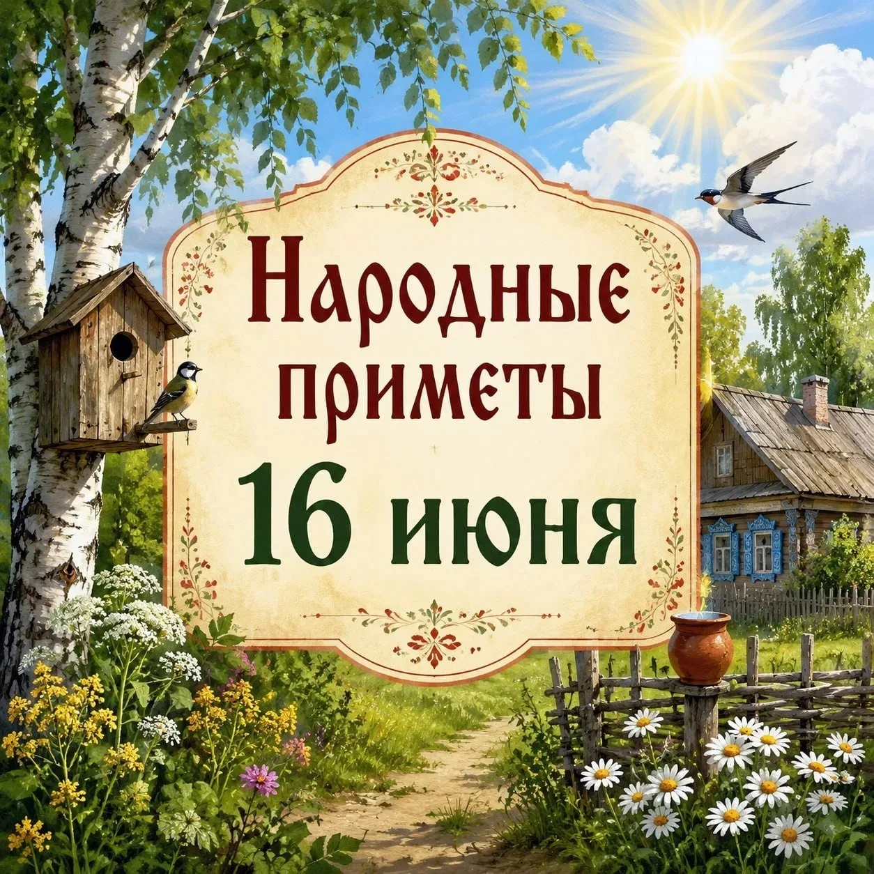 🌿 Народные приметы 16 июня — Лукьян Ветряк 🌿

На Руси верили, что именно ветер в этот день может п