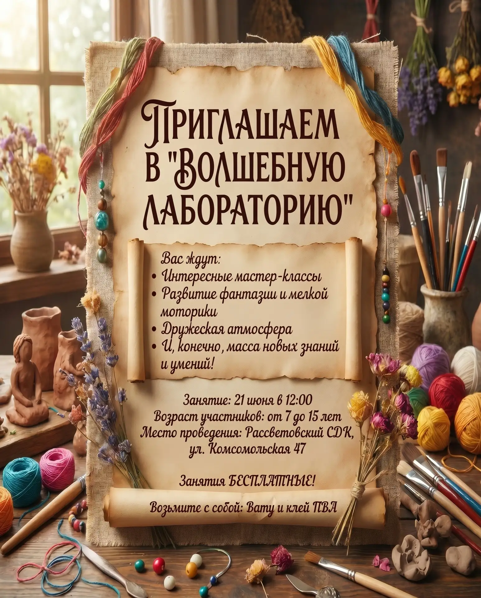 Дорогие юные волшебники и их родители!

Мы рады сообщить, что наша  "Волшебная лаборатория" декорати