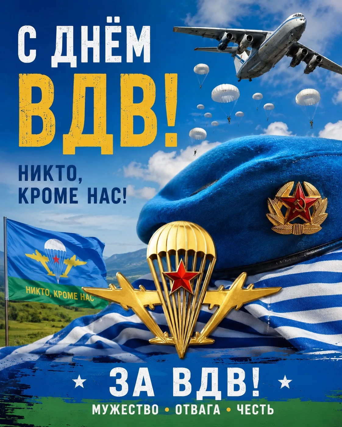 Уважаемые десантники и ветераны!