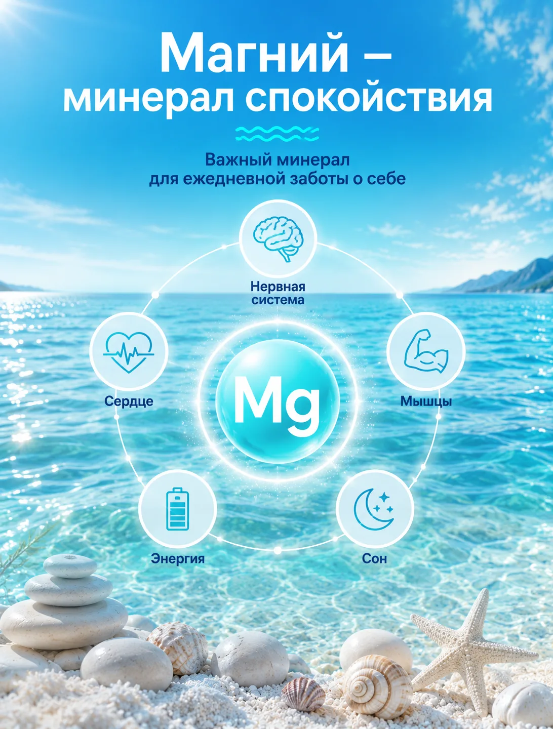 🌿 Магний — минерал спокойствия