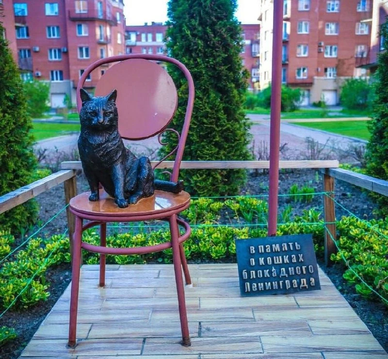 🐱 Памятник кошкам блокадного Ленинграда