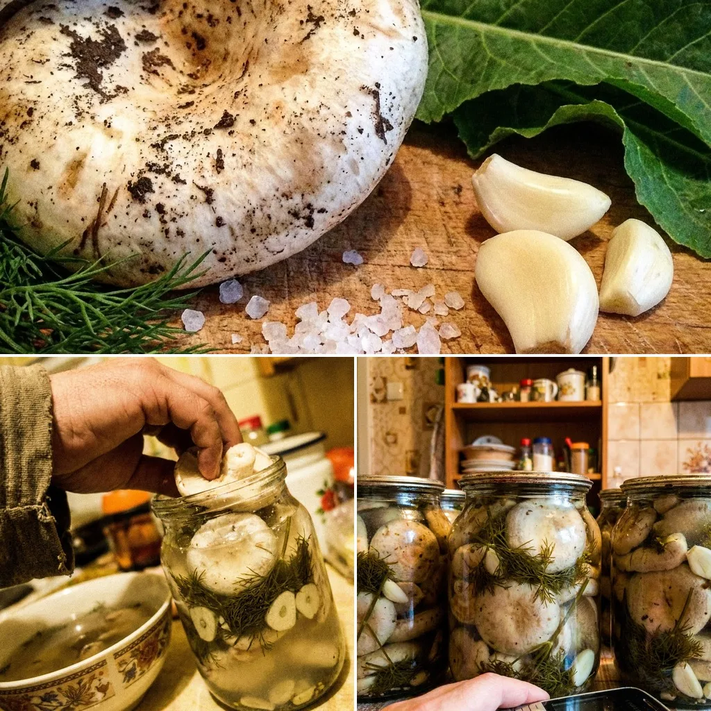 🥒 ГРУЗДИ ГОРЯЧЕГО ЗАСОЛА

Классика русской кухни — солёные грузди с чесноком и укропом. Хрустящие, 