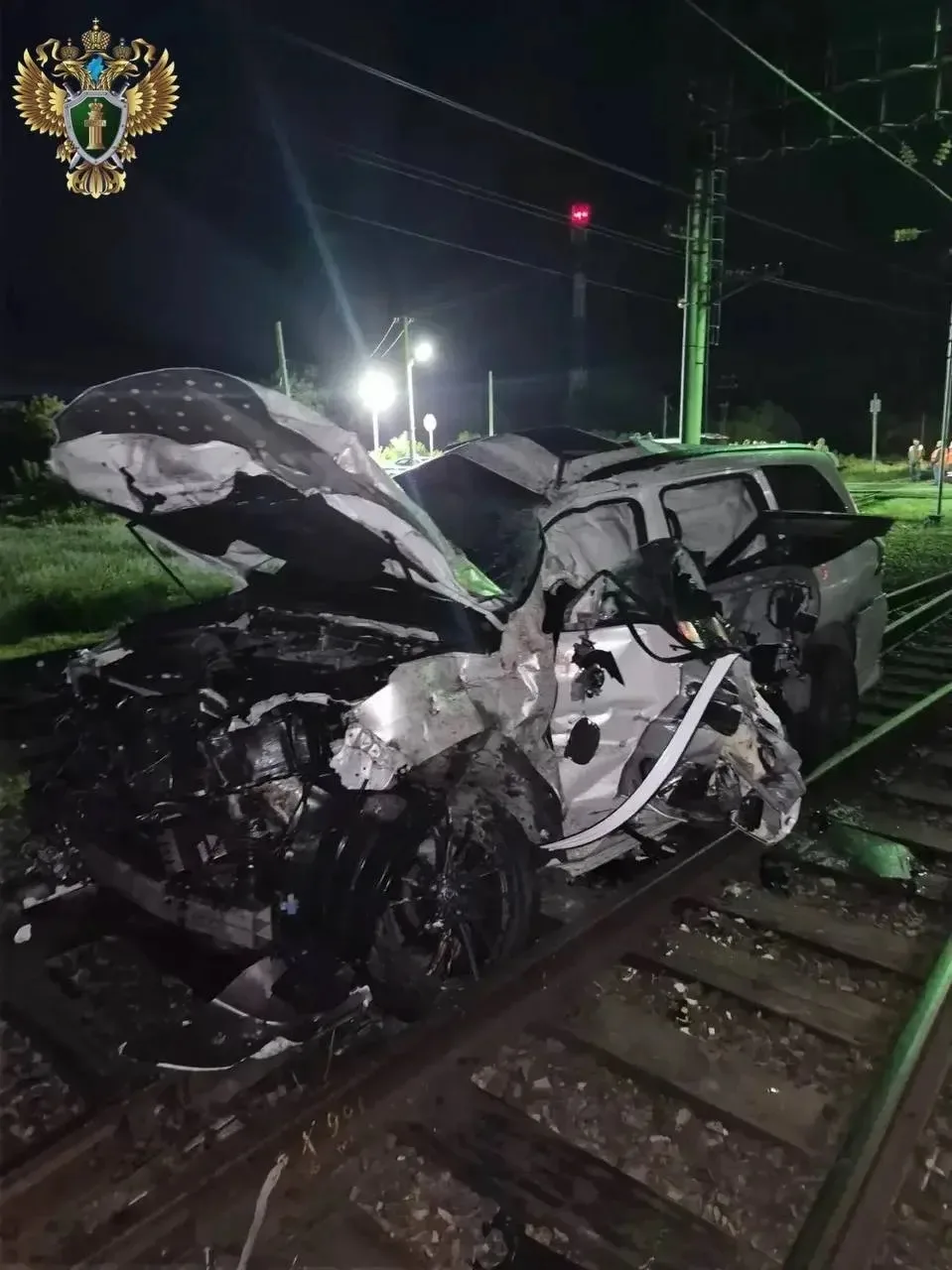 ⚠️На границе Хабаровска и Приморья элитный внедорожник Lexus LX 570 превратился груду металла, попав