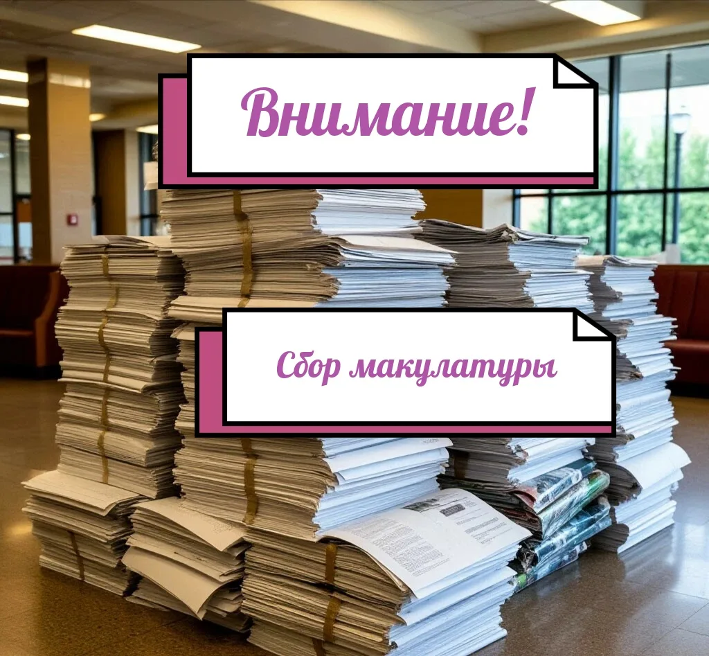 📢 Объявляем о старте сбора макулатуры!