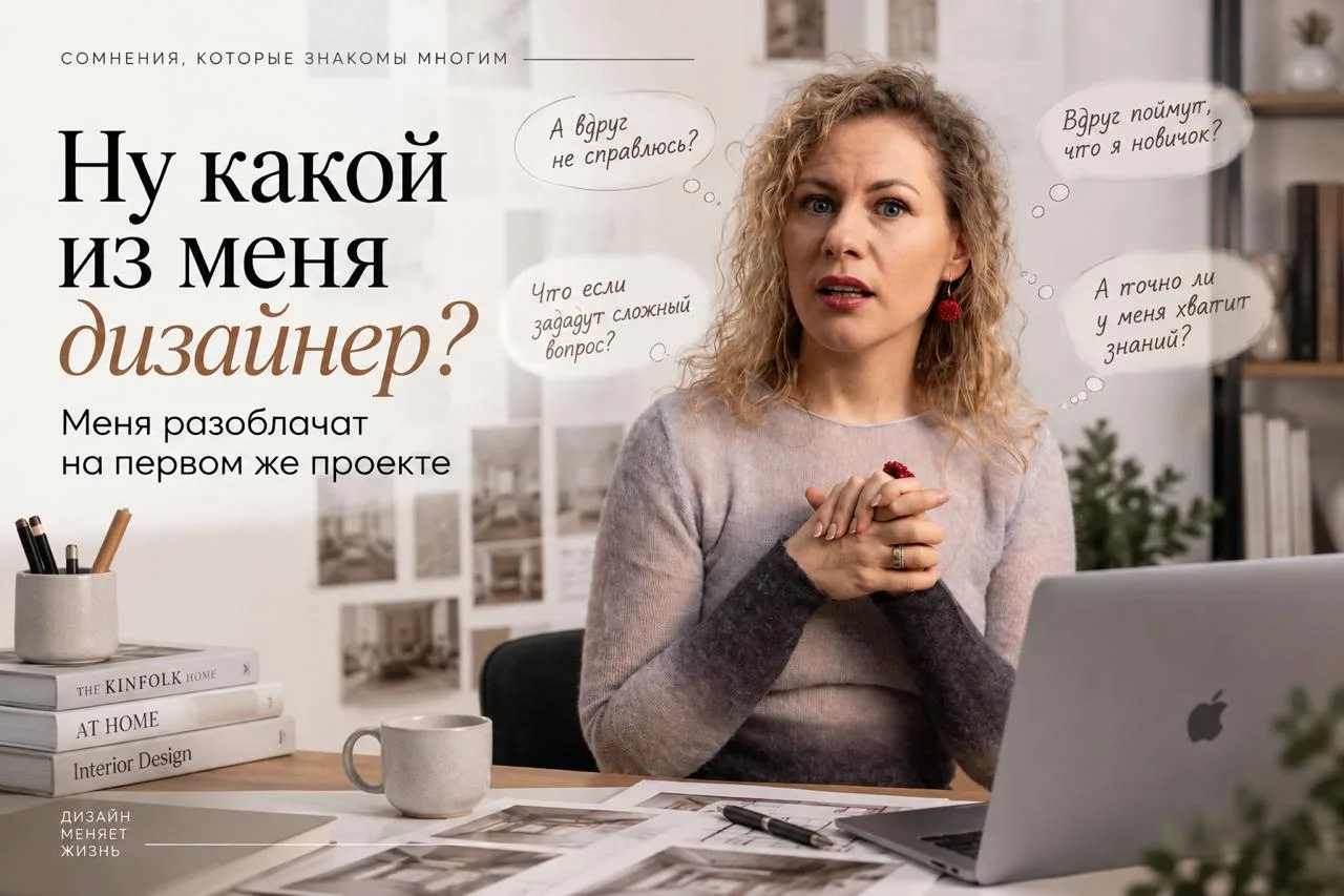 😭 «Ну какой из меня дизайнер? Меня разоблачат на первом же проекте»
