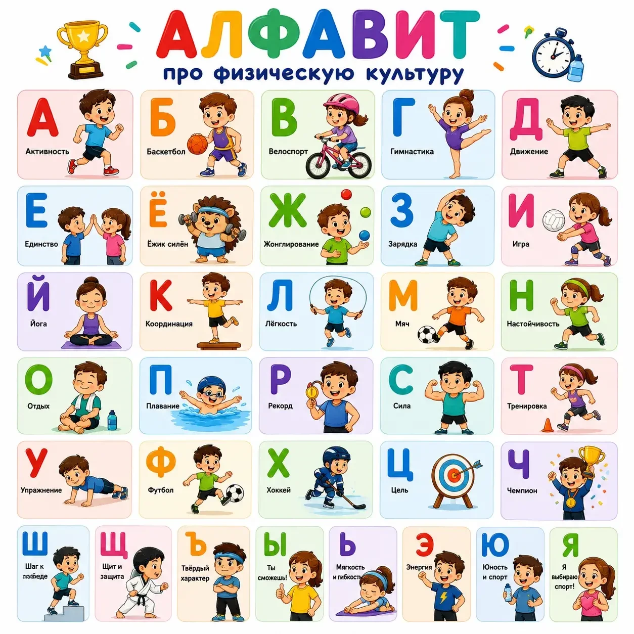 Методическая карта игры: «Алфавитный спринт»