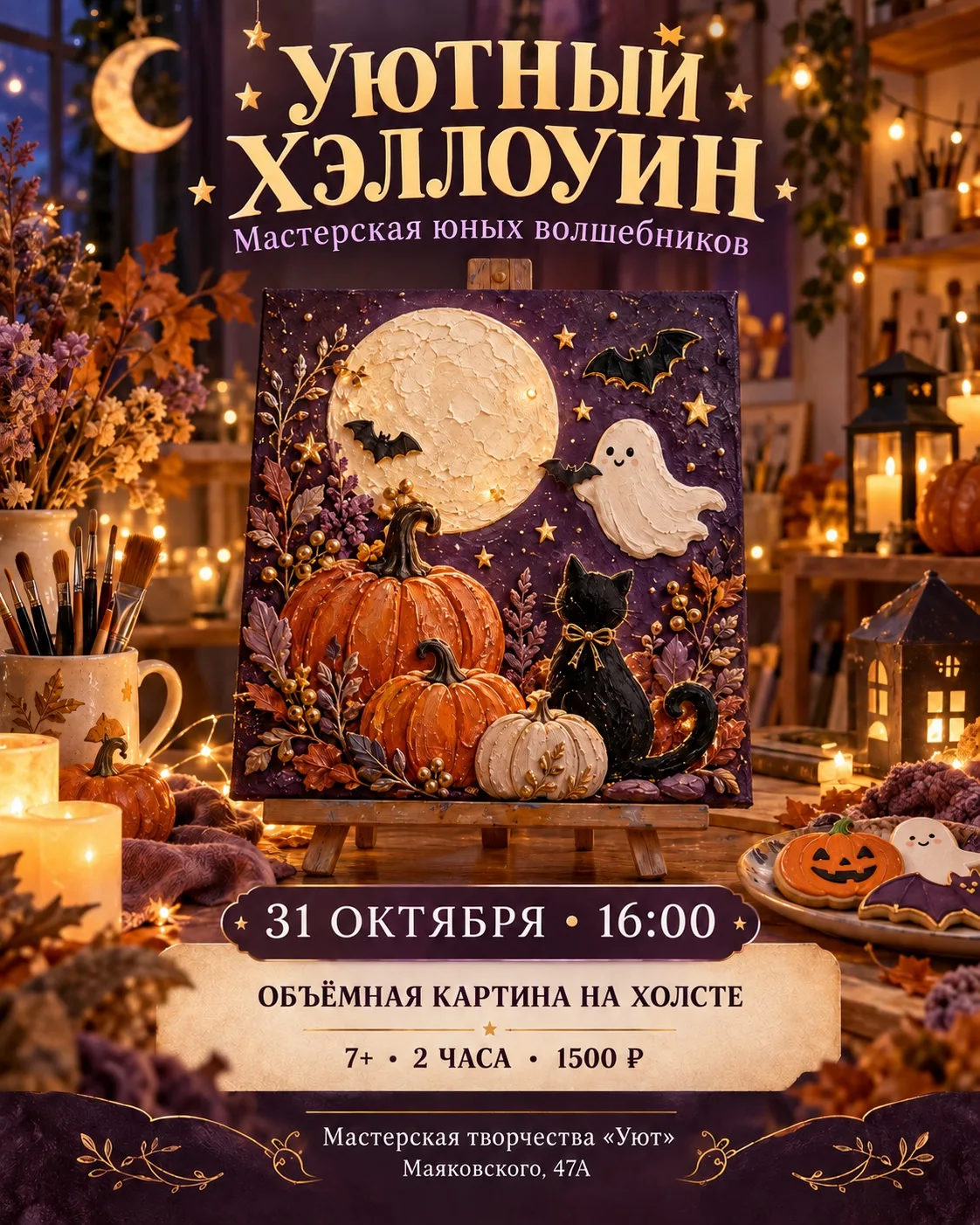 🎃 УЮТНЫЙ ХЭЛЛОУИН В МАСТЕРСКОЙ ТВОРЧЕСТВА «УЮТ»