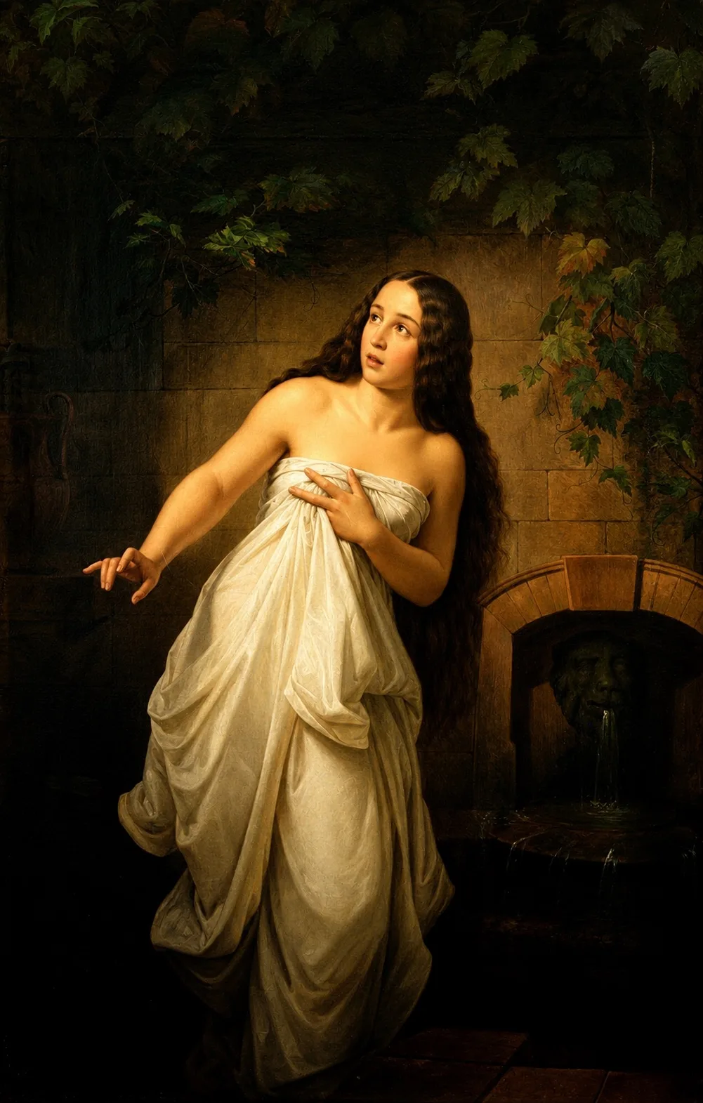Гавриил Яковлев «Купальщица» 1857 г.

🌻Льняной Холст