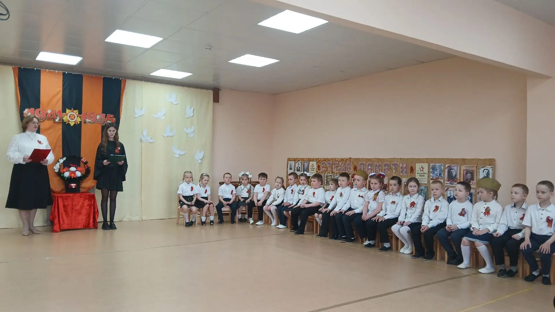 В преддверии Дня Победы в детском саду прошло торжественное мероприятие, посвященное пр...