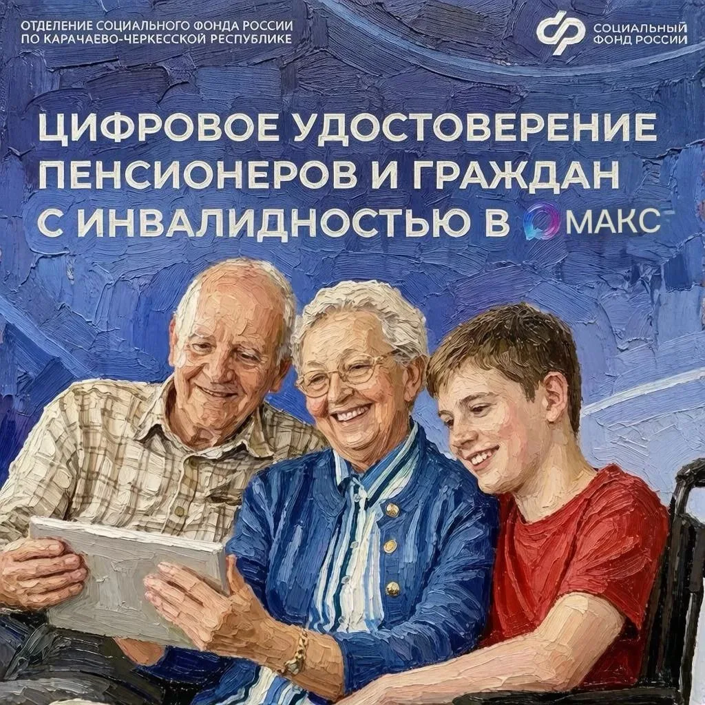 📲Получаете пенсию, пособия? Оформите цифровое удостоверение в мессенджере МАКС❗️