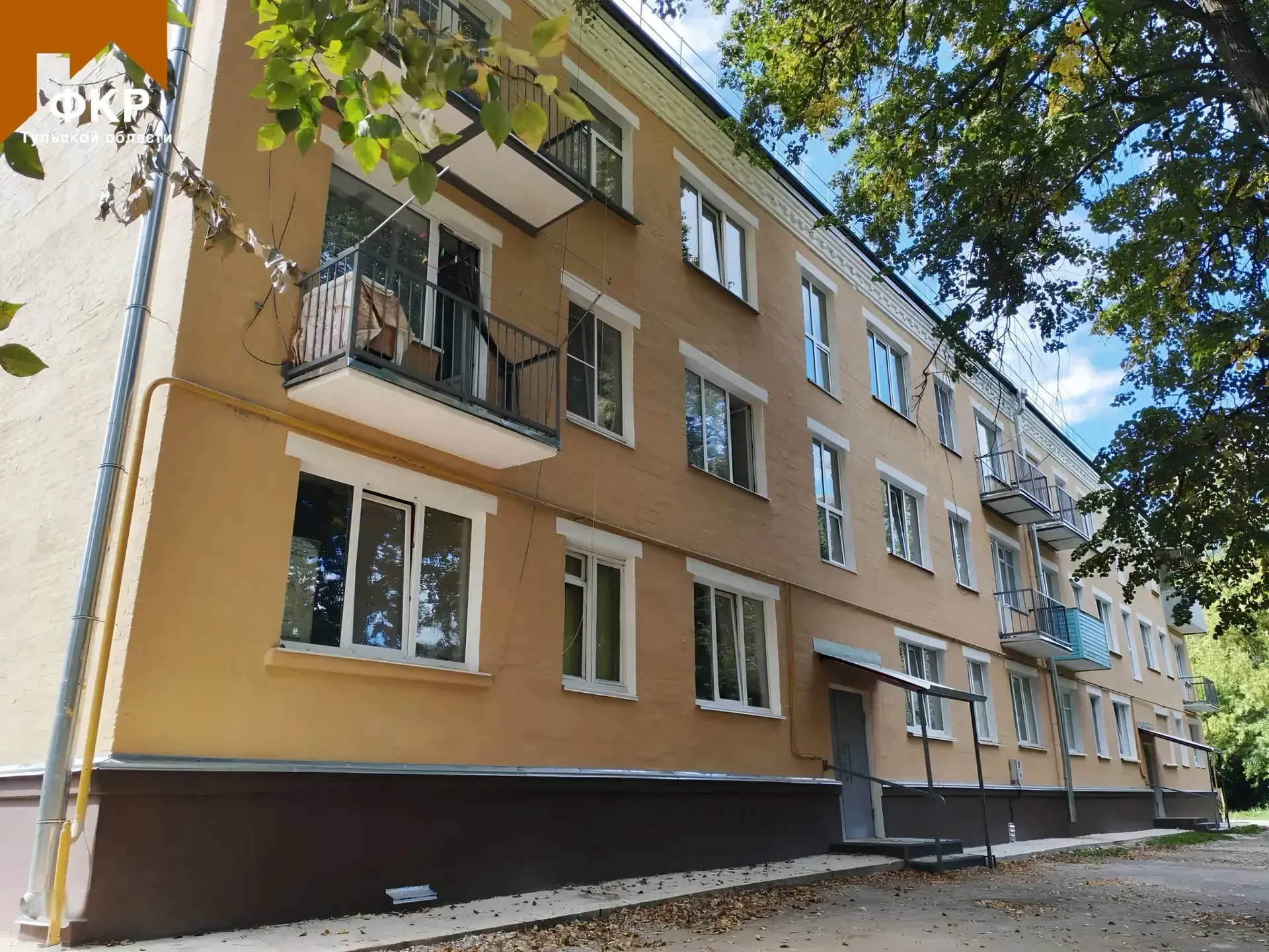 🏡В поселке Шварцевском Киреевского района преобразился фасад дома на улице Ленина