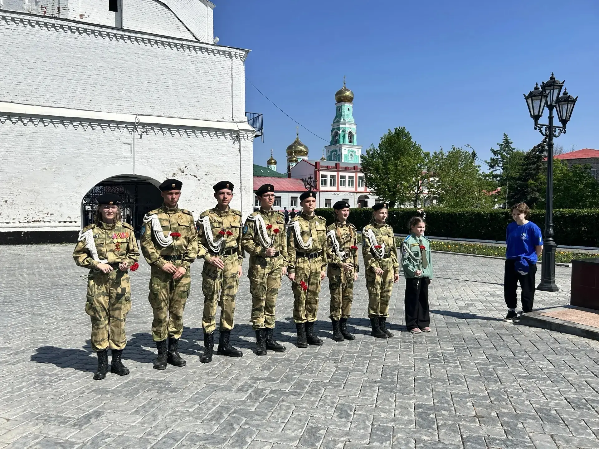 В преддверии 81-й годовщины Победы в Великой Отечественной войне воспитанники военно-па...