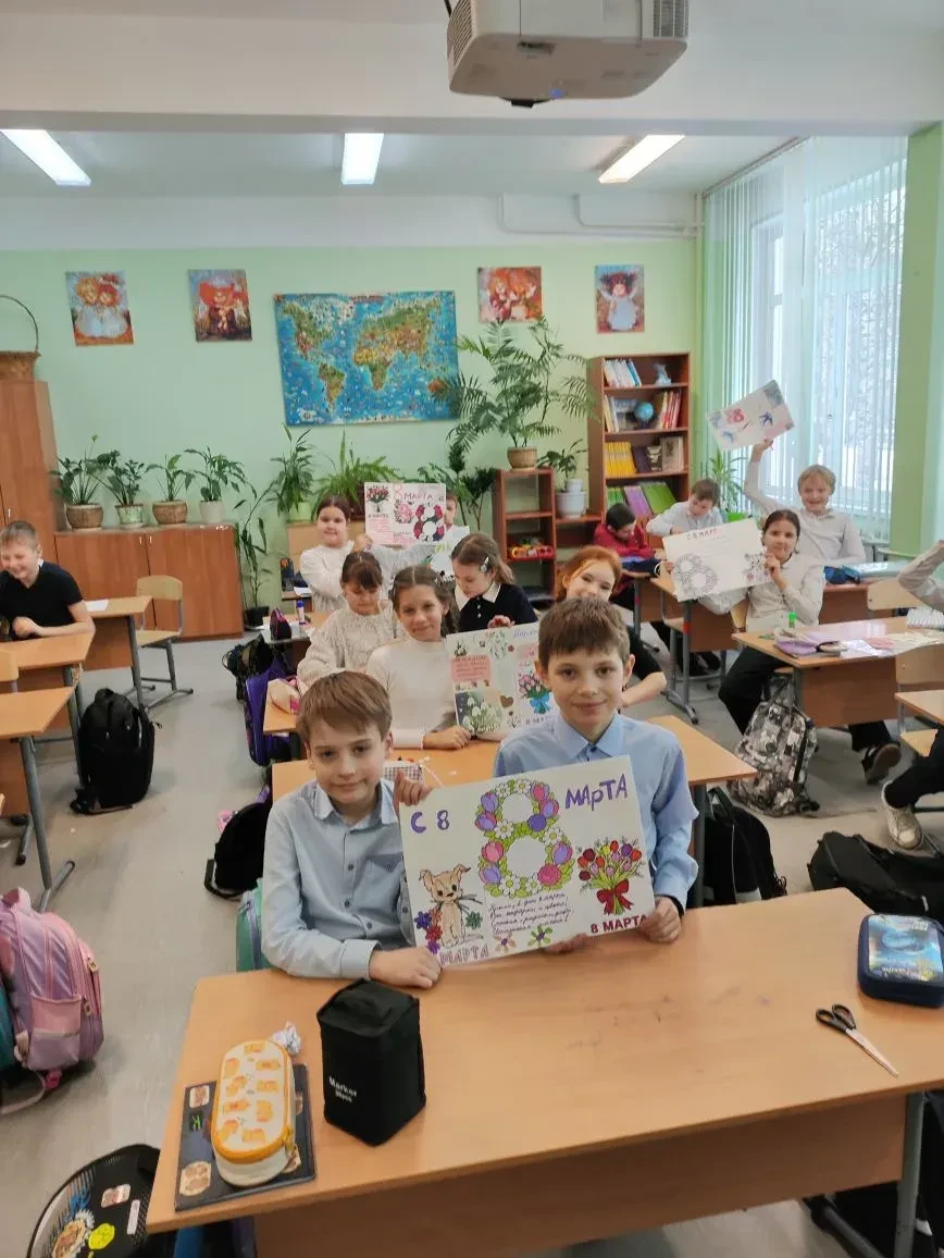 ☀Весенняя неделя тепла: как это было  В преддверии Международного женского дня наша школа расцвела у