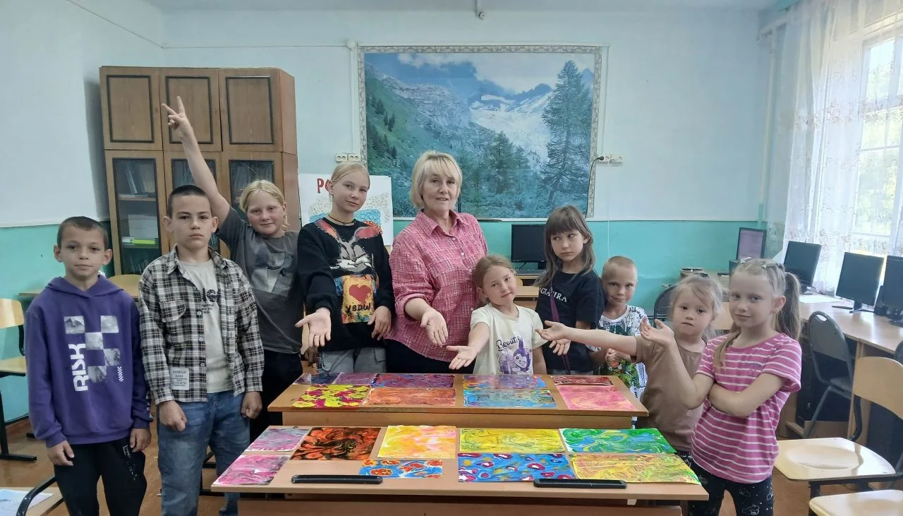 Сегодня, 24 июня 2026г., в летнем лагере "Бригантина" -  День творчества.
Советник директора по восп