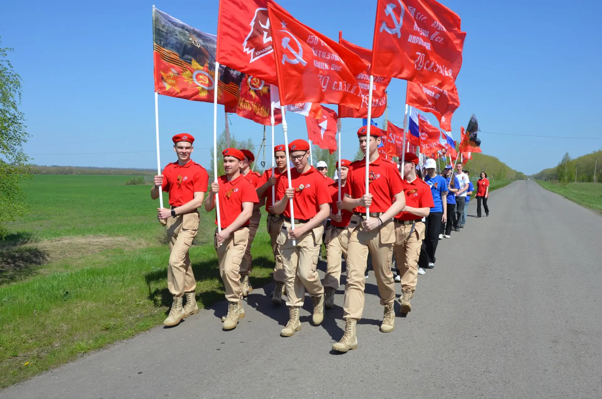МАРШ ПОБЕДЫ  5 мая в Кирсановском муниципальном округе стартовал масштабный патриотический проект пе