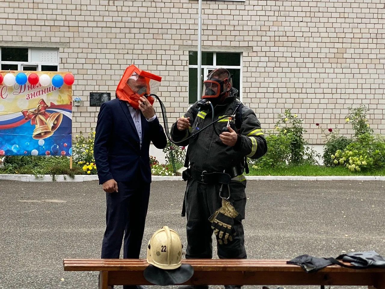 1 сентября в гости в Комякскую школу