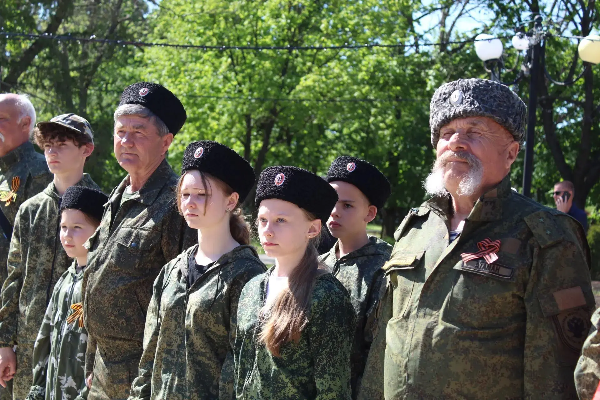 Сегодня в парке станицы Старощербиновской прошли районные соревнования «Казачья верста», посвящённые