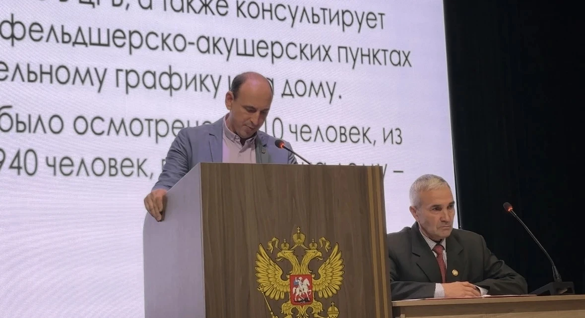 Сегодня главный врач Высокогорской ЦРБ Айрат Гайфуллин выступил на пленуме Совета ветер...