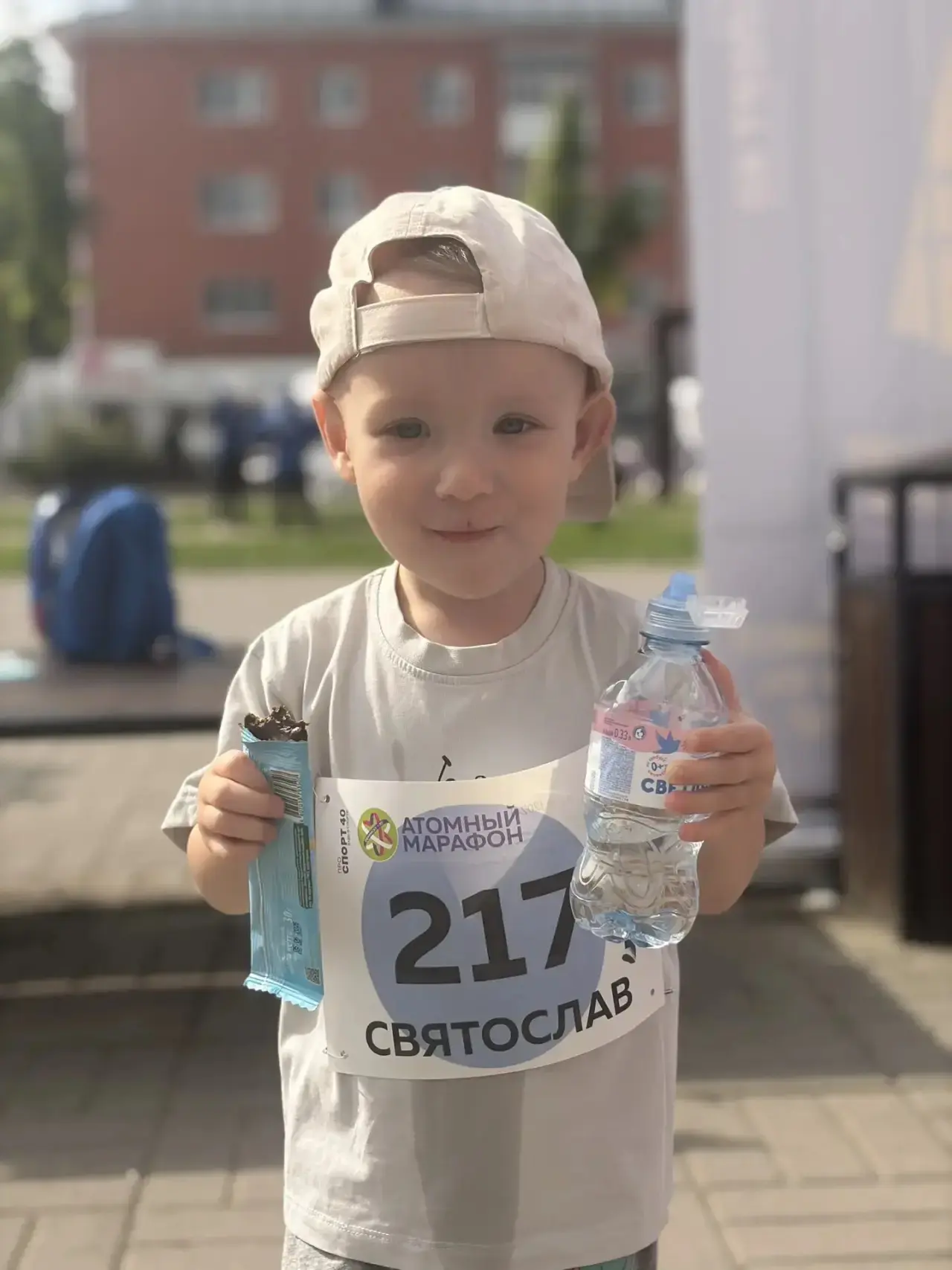Наш самый маленький участник марафона.
Святик, ты герой😘