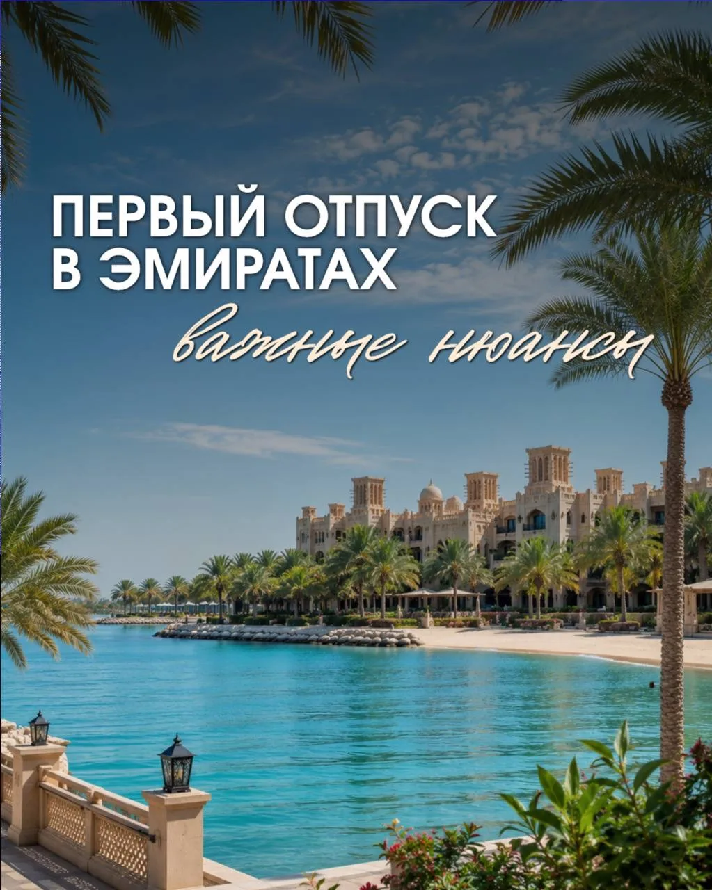🏝️Первый отпуск в ОАЭ: важные нюансы!
