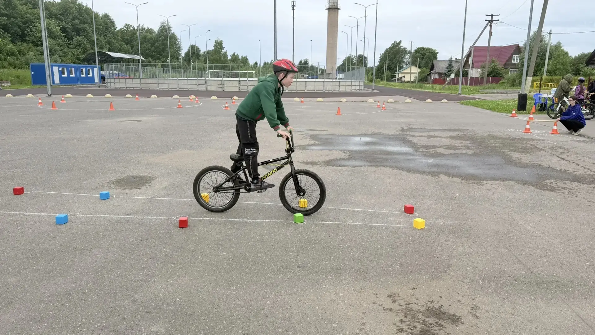 🚴‍♀👟⭐🚲☀ Сегодня, 17 июня, на территории МАУ "Крестецкий ФОК" состоялось заключительное спортивное