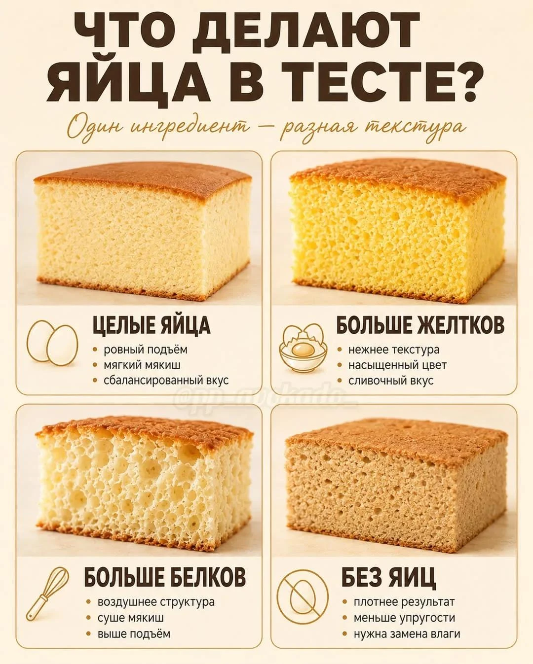🥮 Что влияет на текстуру выпечки?
