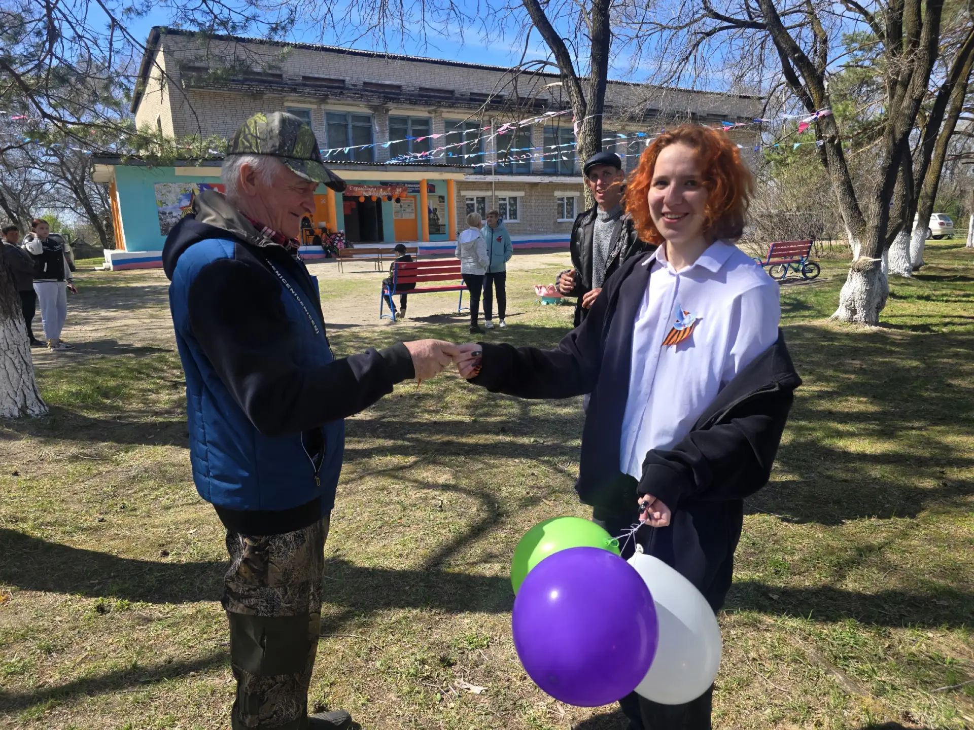 🎗Патриотическая акция «Георгиевская лента»🎗 
☝В нашей школе прошла Всероссийская акция «Георгиевск