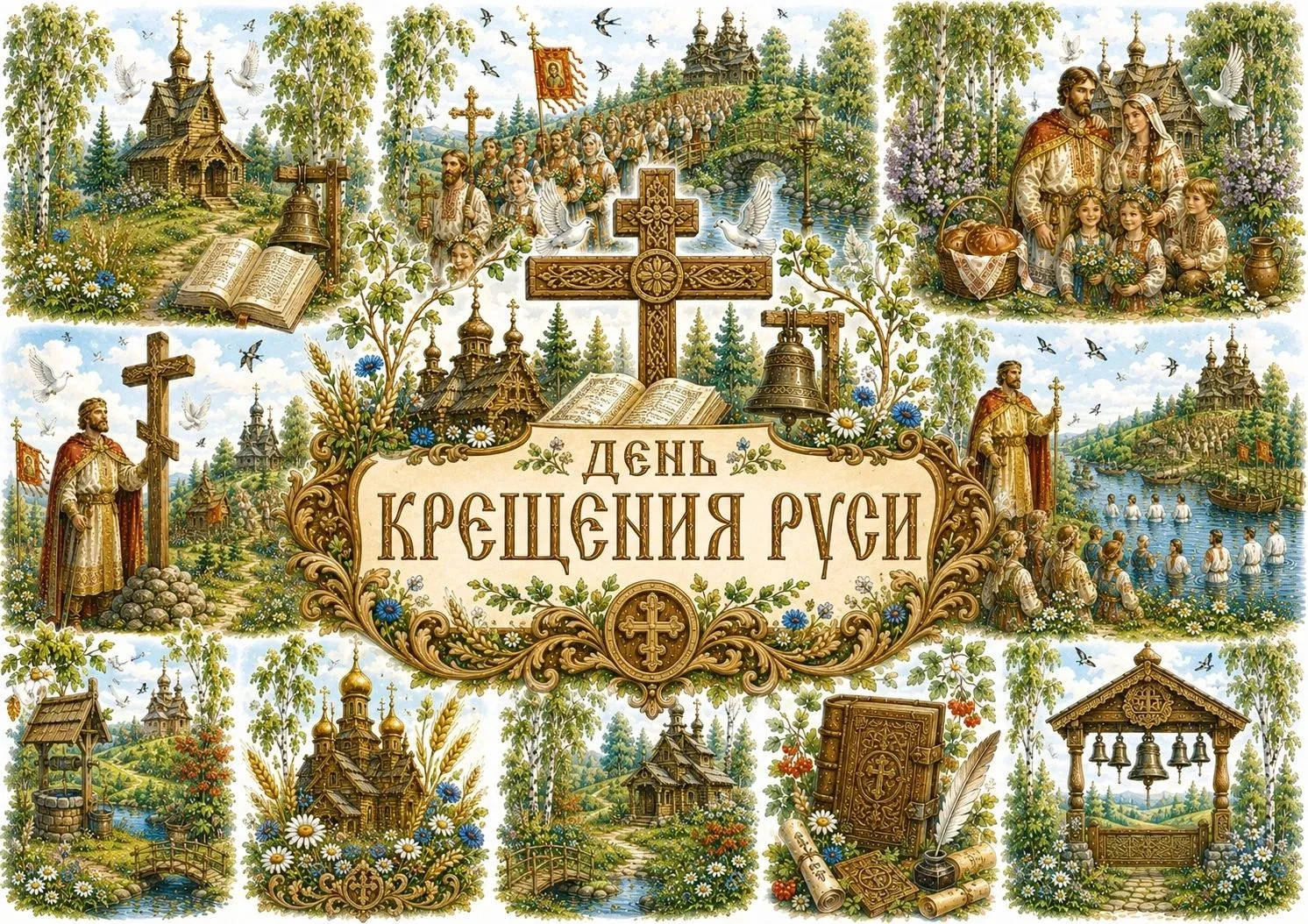 Сегодня, 28 июля, мы отмечаем важную государственную памятную дату — День Крещения Руси .