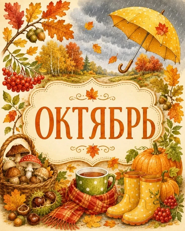 🍂 Октябрь уж наступил: Народные приметы для самых маленьких