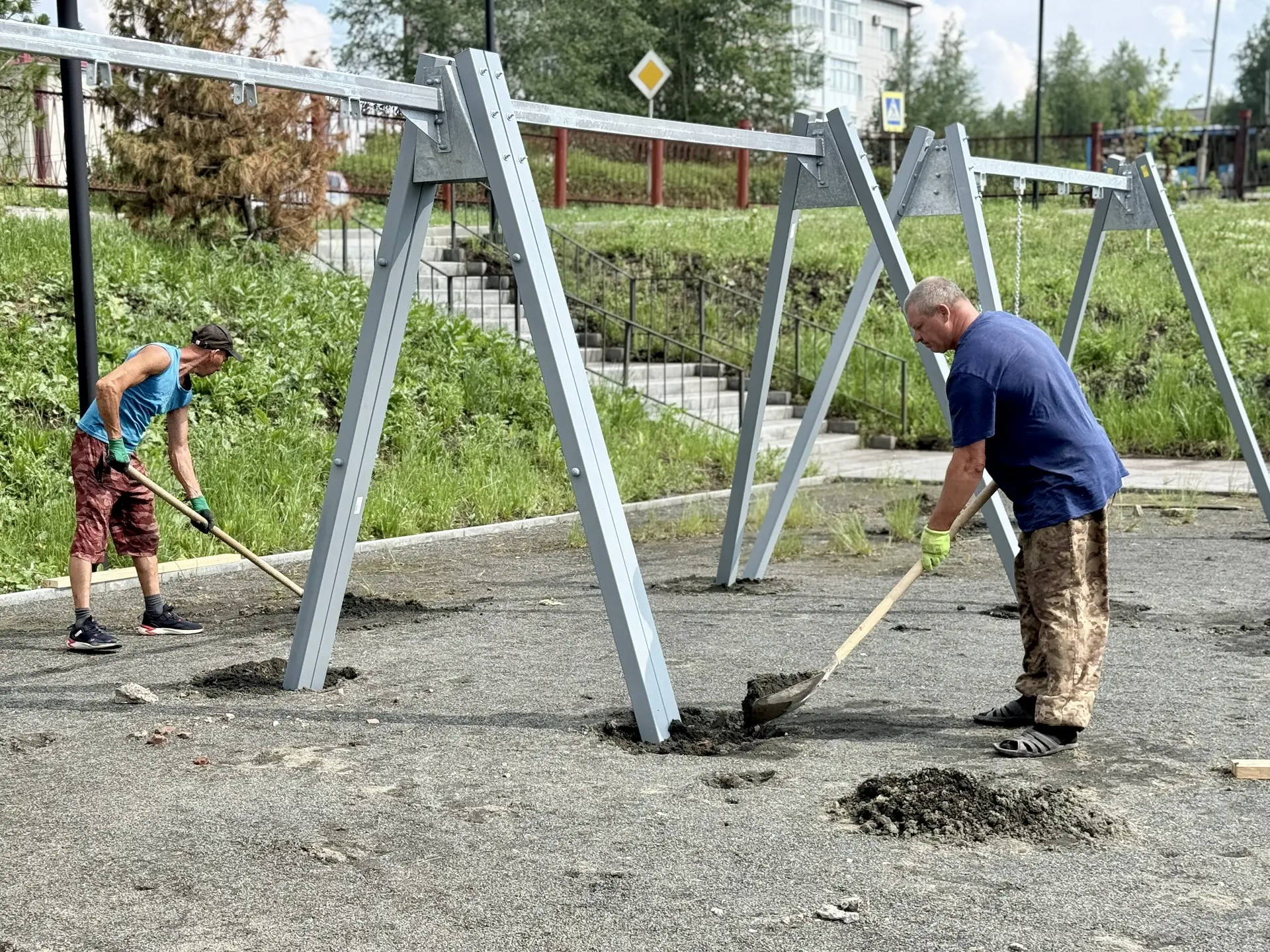 В Городском парке на улице Софьи Перовской стартовал второй этап благоустройства в рамках федерально