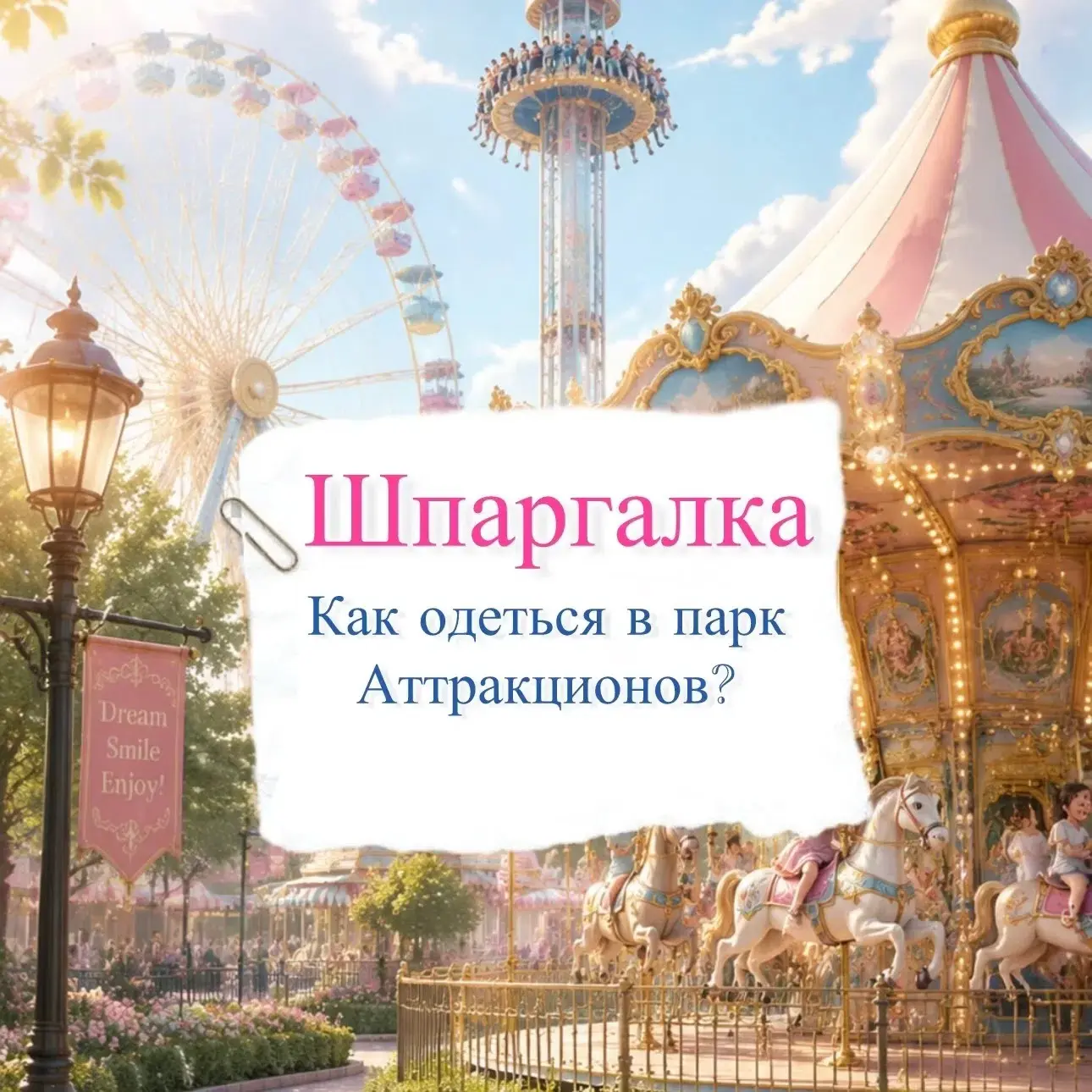 Ловите мини-шпаргалку, чтобы провести день в парке ярко, комфортно и без лишних забот!🔥