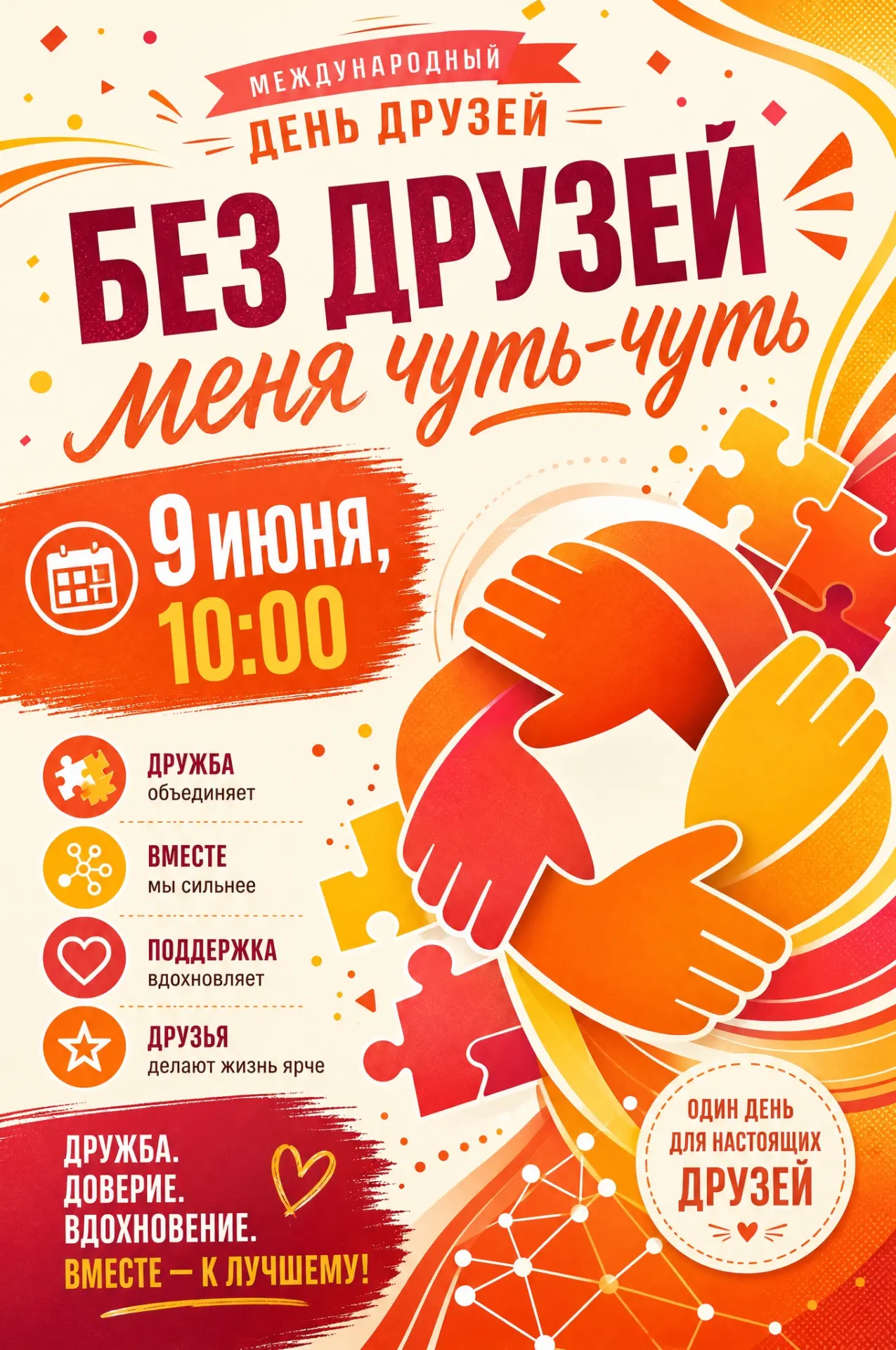 Нововоронеж | пос.Колодезный | Воронеж🏡

🎉 АНОНС: ВИКТОРИНА «БЕЗ ДРУЗЕЙ МЕНЯ ЧУТЬ-ЧУТЬ» 🎉

Друзья