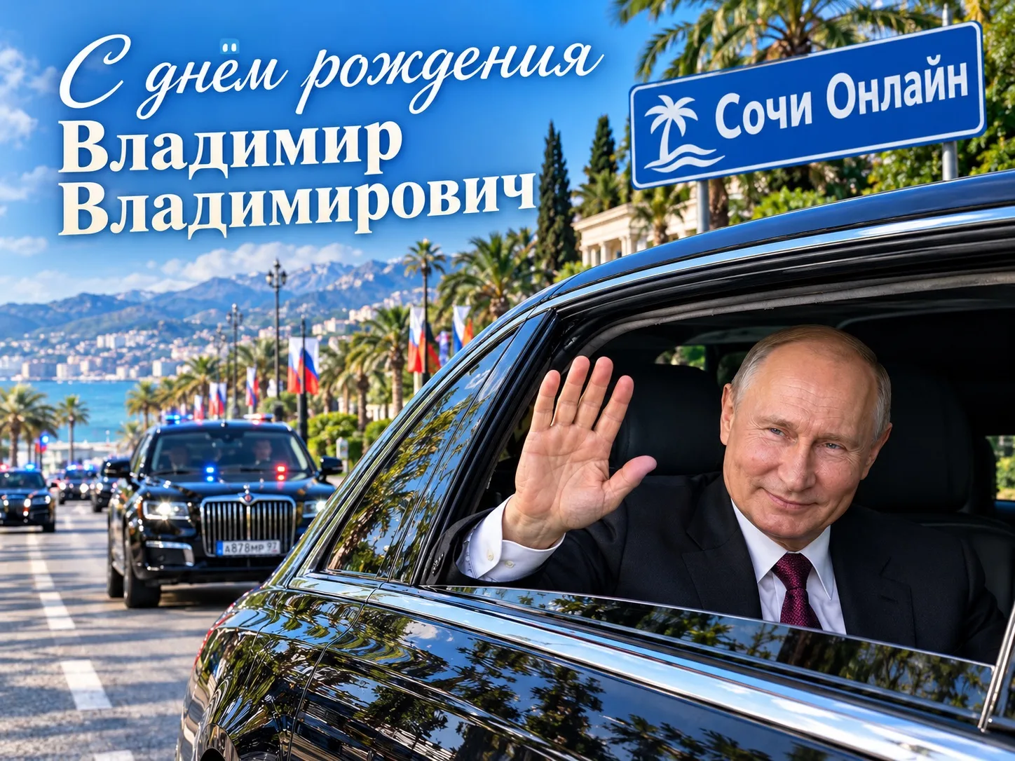 Сегодня Президенту Российской Федерации исполняется 7️⃣4️⃣ года!