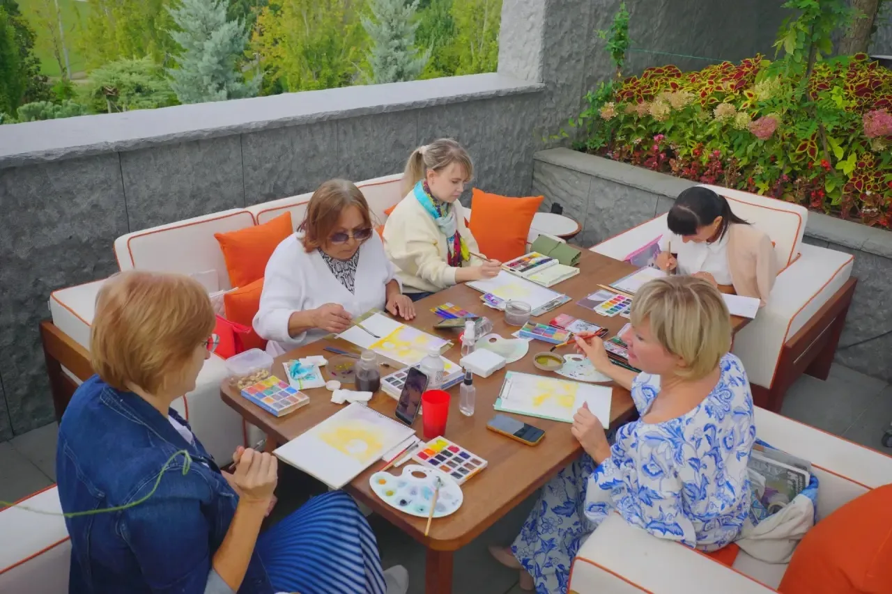 🎨✨Акварельный арт‑завтрак в «Парке облаков»— шаг к мечте✨🎨