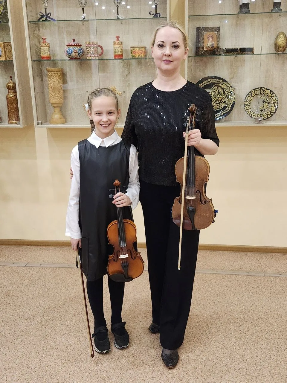 🎻 Юная скрипачка Петрова Аня (кл.преп. Боровской М. А., конц. Зубайлова О. В.) Детской...