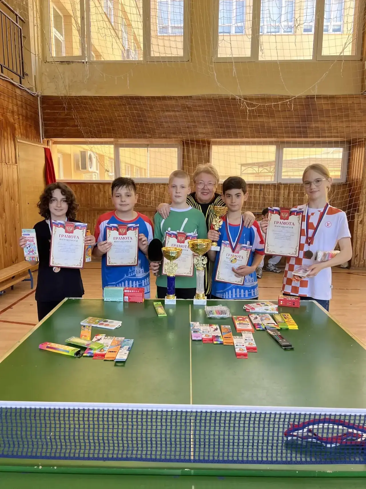 🏓Сегодня в нашей школе прошли соревнования по настольному теннису, посвящённые Дню Победы!   🏓Наши ю