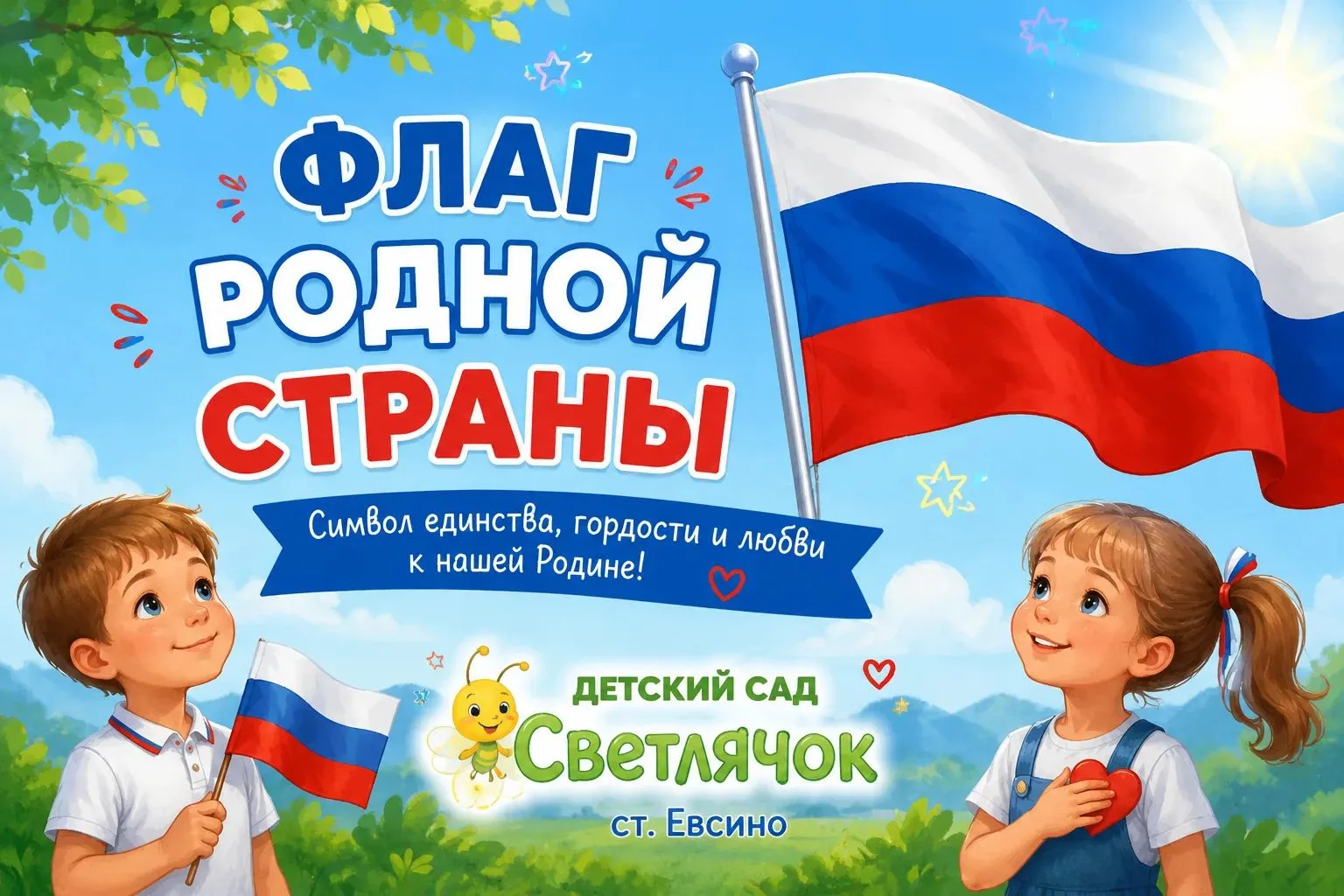 🎉 Тема недели: «Флаг родной страны»! 🎉