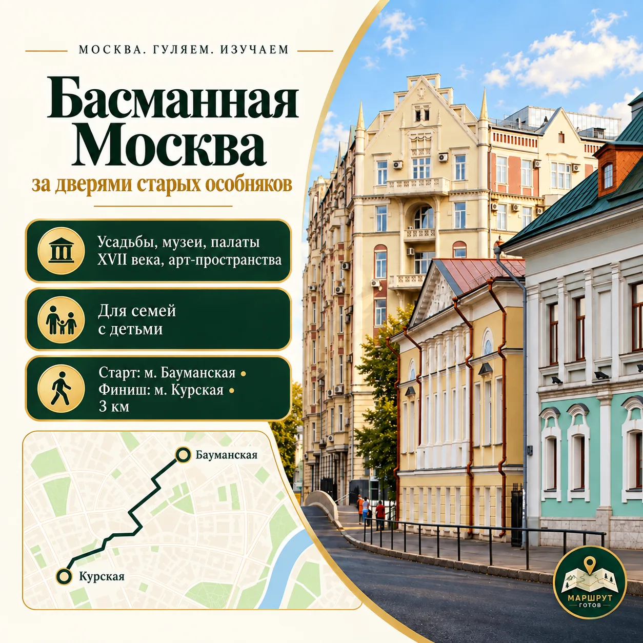 МОСКВА ЗА ДВЕРЯМИ СТАРЫХ ОСОБНЯКОВ: