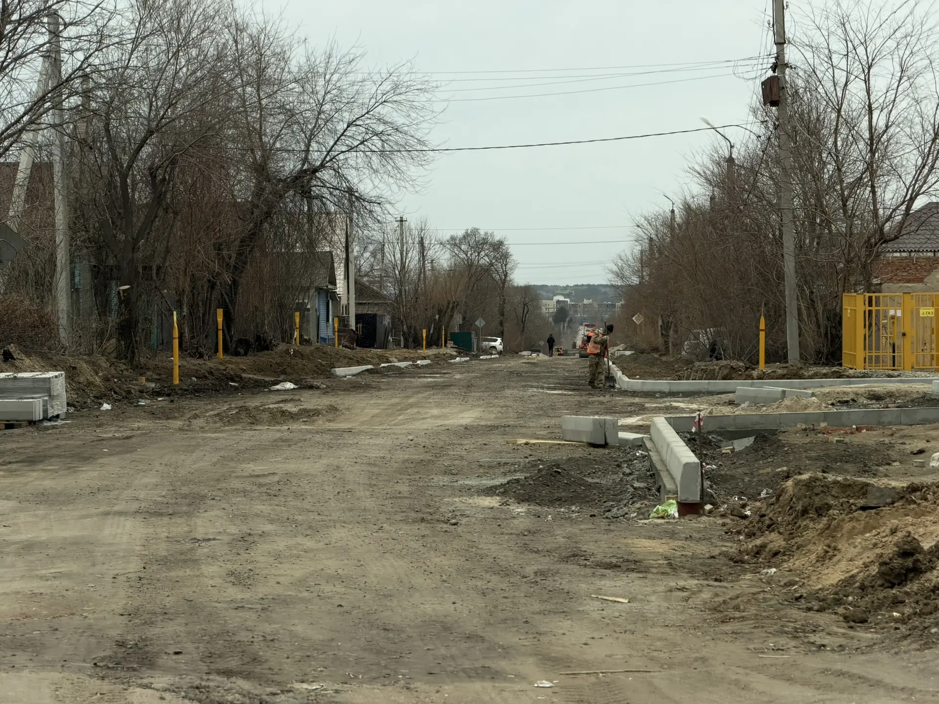 🚧 В Свободном продолжается ремонт улицы Гоголя  Подрядчик ведёт работы на одной из самых ожидаемых у