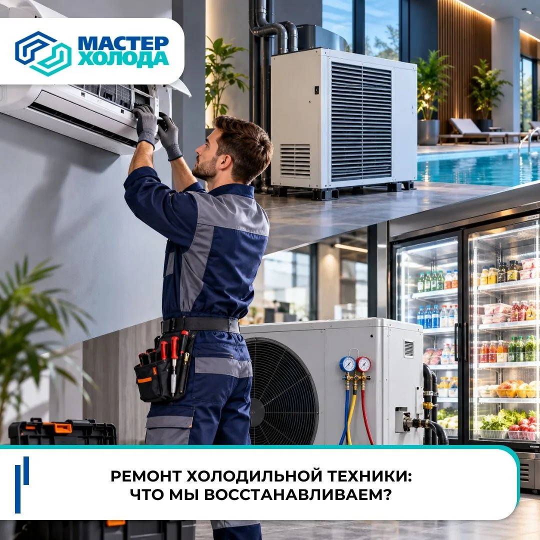 🔧 Ремонт холодильной техники: что мы восстанавливаем?